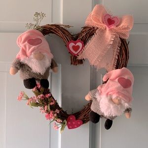 Twig heart wreath handmade